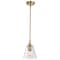 Nuvo Dover 1-Light Small Pendant Vintage Brass with Clear Glass 60/7410 - alternate 1